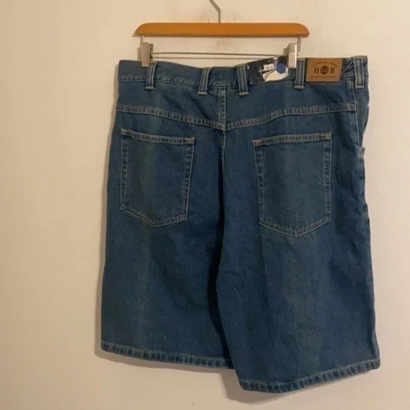 NWT HABOR BAY BLUE JEAN SHORTS SIZE 42
